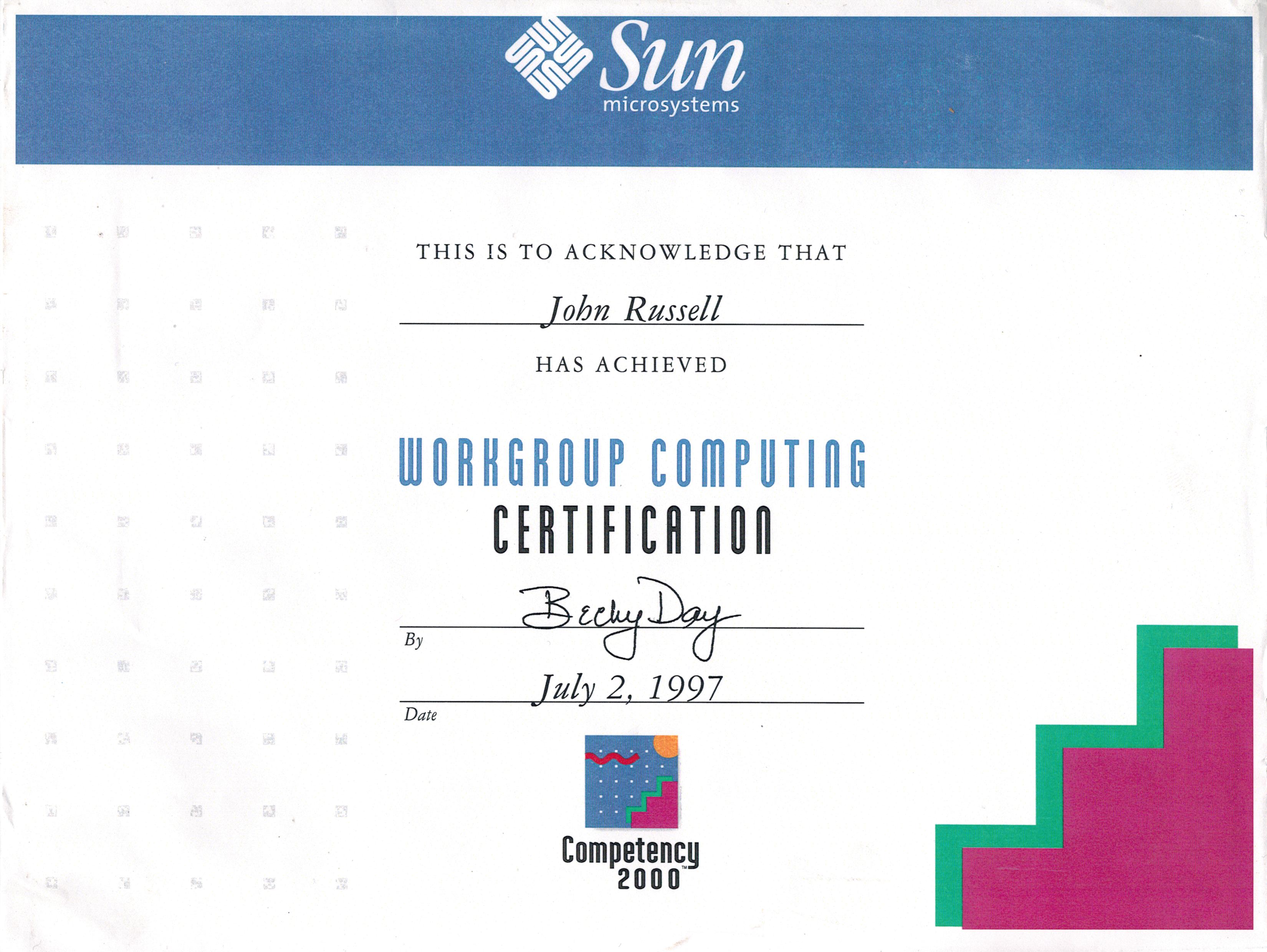 Certificate image